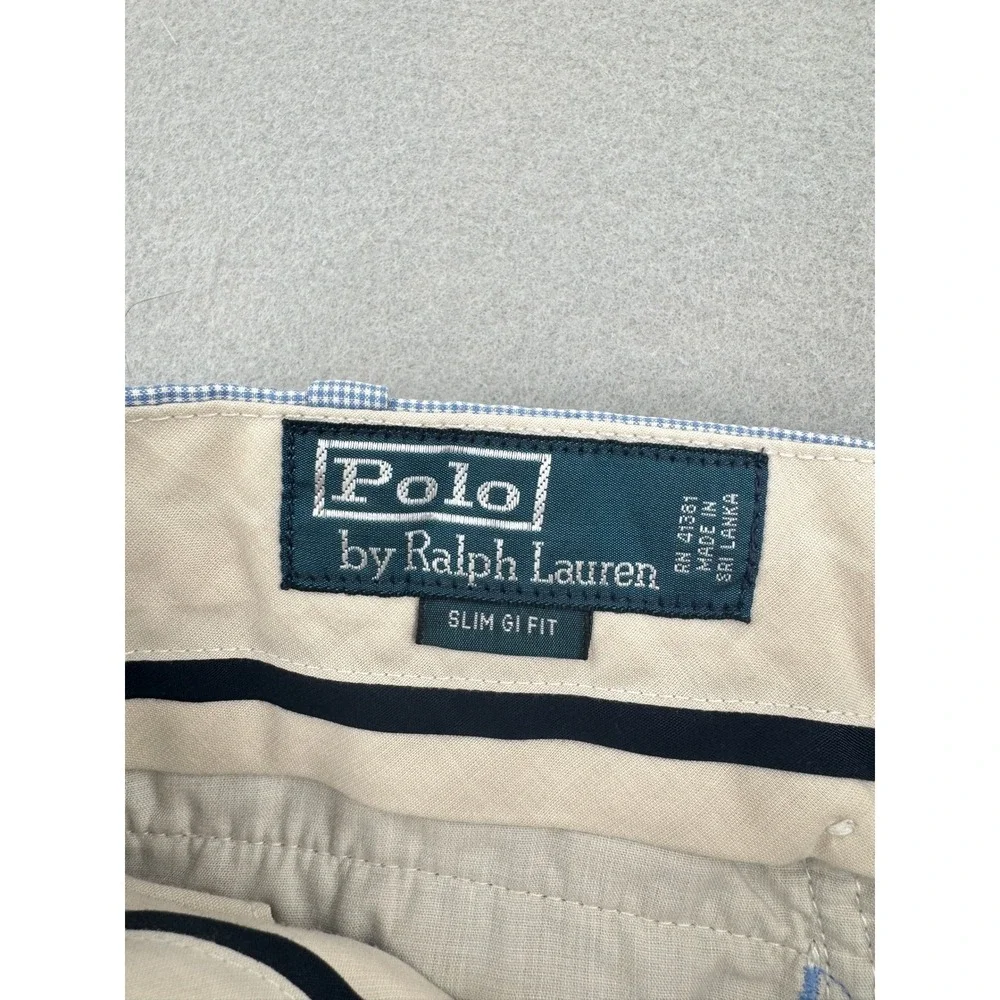 Polo Ralph Lauren Slim GI Fit Chino Shorts Men's 30 Blue 8